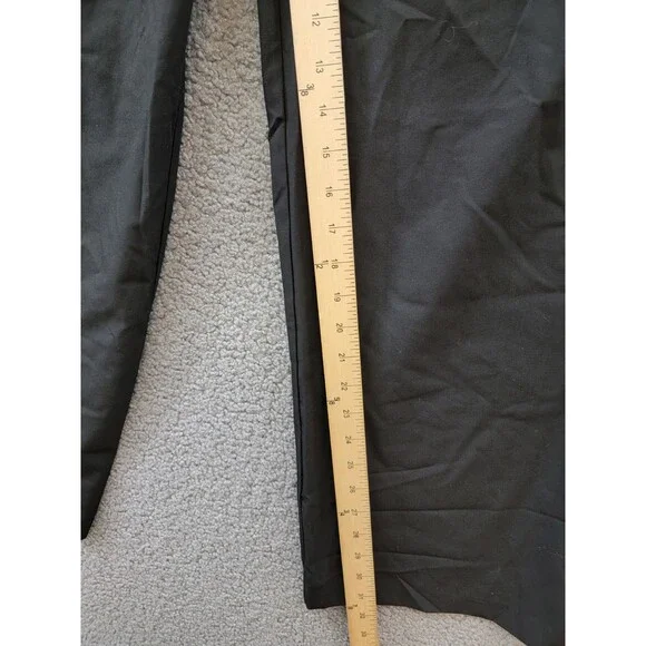 WAYF Preston Wide Leg Pants Women's XS Black Front Zip With Hook & Bar Closure - Picture 7 of 15